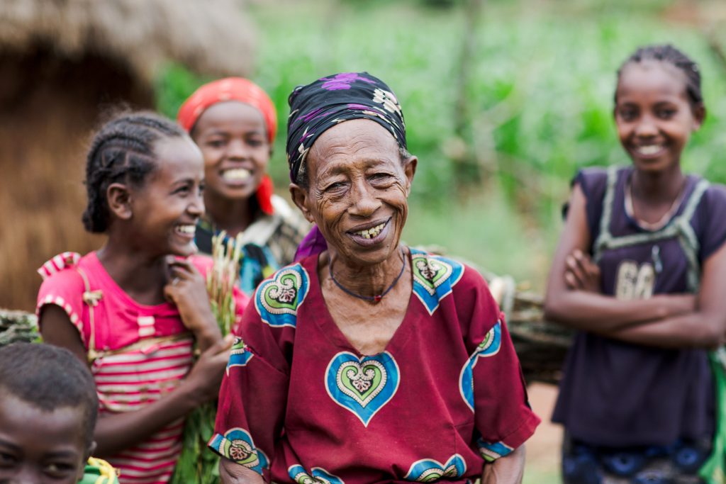 woman farmer smiling