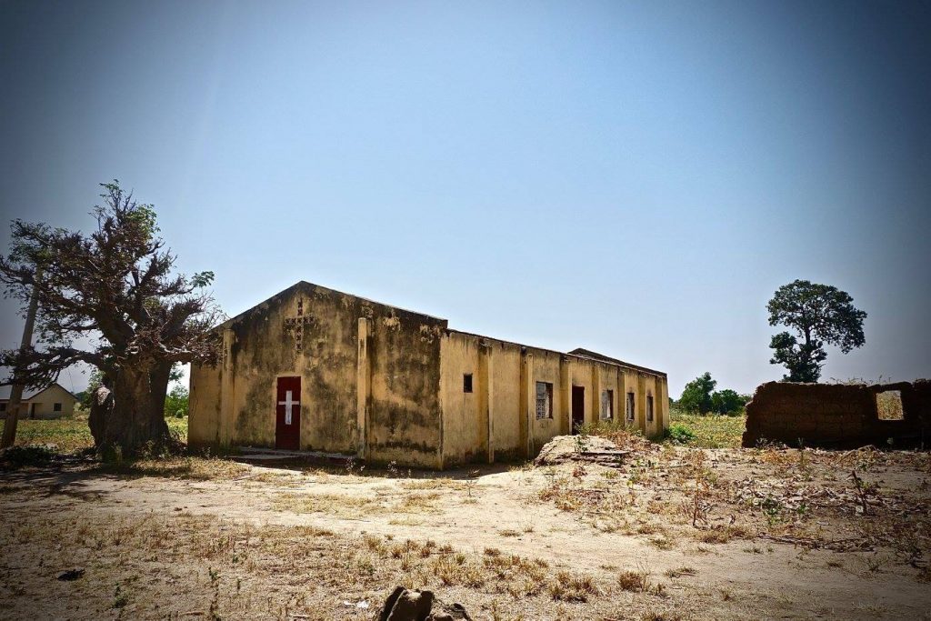 church destroyed by Boko Haram